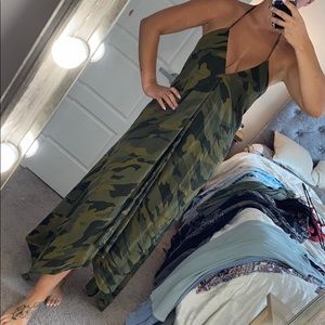 Vici Lovestitch Camo halter dress